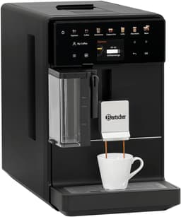 Bartscher Volautomatische Koffiemachine Easy Slim 200 - 15 Programma’s - 200g Bonenreservoir - 1.3L Watertank - Compact Design - 215x455x345mm - Horeca Koffiemachine - Koffieapparaat — thumbnail 3