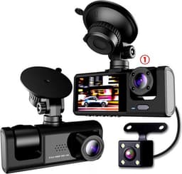 Lexium Dashcam voor auto - Dashcam - Dashcam voor auto voor en achter - Dashcam voor en achter - Dashcam voor en achter draadloos - Dual dashcam — thumbnail 1