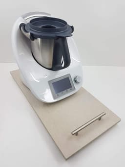 Glijplank Keukenmachine - Verplaatsingsplank Keukenrobot - Keukenmachine Verplaatsen - Beschermt Weegsysteem - 60 x 30 cm - Zwart — thumbnail 4