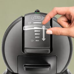 KRUPS NESCAFÉ Dolce Gusto MiniMe KP120810 - Koffiecupmachine - Antraciet / zwart + 2 Bloomingville oudroze-terracotta-bruine mokken "Coffee Affair" + witte tegel "Jij bent goud" + tegelhouder — thumbnail 2