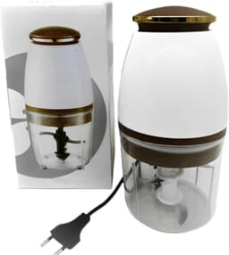 Keukenmachine Chopper - Mini Mixer - Maaltijden Bereiden - Vier Snijders - 700 ml Inhoud - Transparant — thumbnail 1