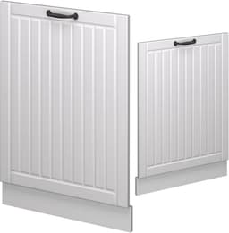 Vaatwasserfrontpaneel - Keukenfront Paneel - Keuken Afwerking - Soft-close Scharnieren - 60 cm Breed - Wit Landhuis — thumbnail 5