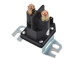 Solenoïde Relais - Startrelais Motor - Grasmaaier Onderhoud - 12 Volt 300 Ampère - 4 Terminals - Zilverkleurig