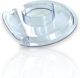 Spatdeksel Keukenmachine - Mengkom Deksel - Schoon Maken - Universele Pasvorm - Ø 244 mm - Transparant — thumbnail 1