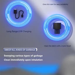 Draagbare Mini USB Oplaadbare Stofzuiger voor Bureau en Tafel — thumbnail 3