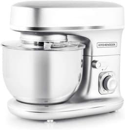 Keukenmachine - Mixer Robot - Bakken en Mixen - Planeetbeweging - 5 Liter Kom - Zilver — thumbnail 4