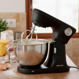 Keukenmachine - Kneedmachine Mixer - Bakken en Koken - Krachtige 2000W Motor - 8 Liter Kom - Zwart — thumbnail 2
