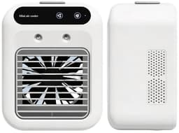 Draagbare mini-airconditioner, USB-voeding, stil, tafelventilator, geschikt voor slaapkamers, kantoren, buiten en andere locaties. — thumbnail 1