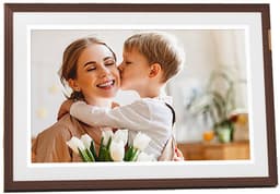 Arzopa D10 Digitaal Fotolijstje (Donkerbruin) 10.1 — thumbnail 2