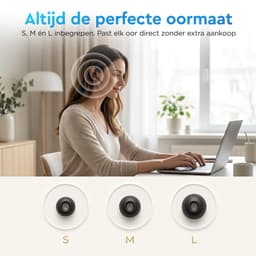 Golden Sound Oordopjes met Microfoon - Draadloze Headset - Oortjes draadloos - Bluetooth oordopjes – Handsfree Bellen Auto - Koptelefoon - 10 uur batterijduur - Belfunctie - Zwart — thumbnail 3