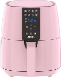 Hete Lucht Frituurpan - Gezond Frituren - Snelle Maaltijden - 12 Voorgeprogrammeerde Menu's - 3.8 Liter - Roze — thumbnail 1