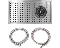 Automatische Bekerwasmachine - Glazen Spoelmachine - Snel Bekers Reinigen - Hogedrukreiniging Meerdere Hoeken - G1/2 Draad - Zilverkleurig