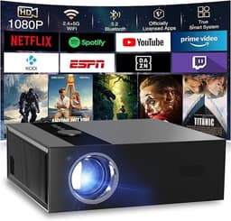 4K Projector met Google TV, Native 1080p, Autofocus — thumbnail 1