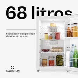 Mini Koelkast met Glazen Deur, 68 Liter, Stil en Compact — thumbnail 3