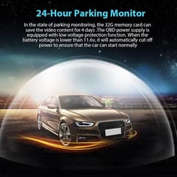 Dash Cam1080P WiFi Auto DVR Nachtzicht Smart APP-verbinding Dash Camera Recorder voor Voertuig — thumbnail 4