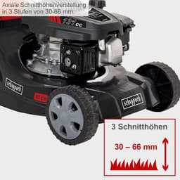 Benzine Grasmaaier - Motor maaier - Gazon Onderhoud - 4-Takt Motor - 40 cm - Zwart Oranje — thumbnail 2