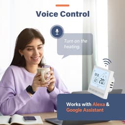 ShopGlobe - Slimme Thermostaat - Thermostaat voor CV - Touchscreen - WiFi - Voor Mobiel — thumbnail 5