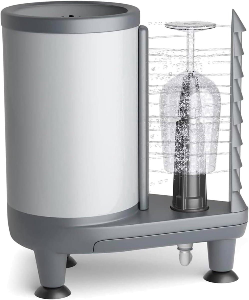 Hogedruk Bekerwasser - Glazenspoeler Bar - Snel Glazen Reinigen - Niet-elektrisch - 41 x 38 x 25 cm — afbeelding 1