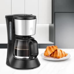 White-label® Koffiezetapparaat met Thermoskan - Koffiemachines - Zwart en Zilver — thumbnail 5