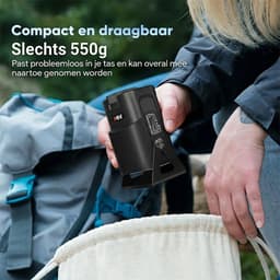 XGODY Mini Pro Beamer - Home Cinema - Projector - Android 14.0 - WiFi 6 & Bluetooth 5.4 - 4k Beeldkwaliteit - Projector Scherm - Zwart — thumbnail 3