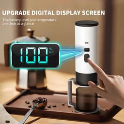 Drie-In-ééN Draagbare Koffiezetapparaat, Draagbare Koffiezetapparaat, Oplaadbare Koffiezetapparaat, Usb-Capsule Espressomachine (sinaasappel) — thumbnail 3