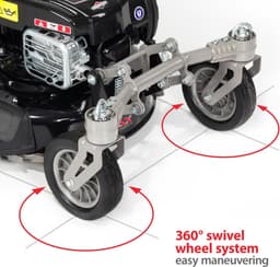 Benzine Grasmaaier met Briggs & Stratton Motor 125cc - 42 cm Maaibreedte en Opvangbak — thumbnail 3
