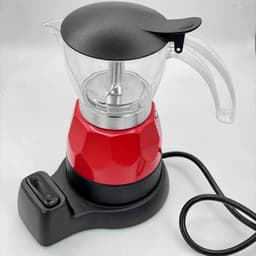 Elektrisch draagbaar espresso-koffiezetapparaat - 3 kopjes - aluminium - drupbestendig — thumbnail 4