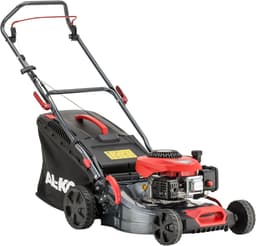 Benzine grasmaaier - Grasmaaier met motor - Gazon onderhoud - Centrale maaihoogte instelling - 41 cm maaibreedte — thumbnail 1