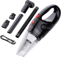 120W handstofzuiger voor in de auto, krachtige draagbare droge stofzuiger, 12V, zwart — thumbnail 1