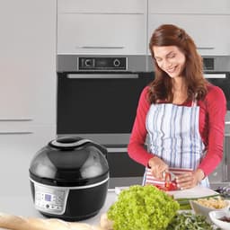 Hot Air Fryer - Oilless Fryer en Bakoven, 1400 W, 9 L, Multifunctioneel Koken, Halogeen Verwarming, Stijlvol Ontwerp — thumbnail 2