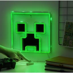 Minecraft Creeper LED Neon Wall Light – Officieel Gelicentieerde Wandlamp, 25 cm, USB‑Voeding- Paladone — thumbnail 2