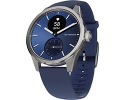 Withings ScanWatch 2 - 42 mm Hybride Smartwatch – ECG, AFib Detectie, SpO₂ Meter, Hartslagmeter, Slaaptracker, Menstruatiecyclus Tracking, 24/7 Temperatuurmeting, 35 Dagen Batterij, Saffierglas, 5 ATM Waterdicht