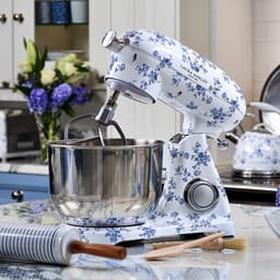 Laura Ashley Keukenmachine - 1800W, 6L RVS kom, roerhaak, deeghaak, garde, spatdeksel, 10 snelheden - China Roos - ByVQ — thumbnail 4