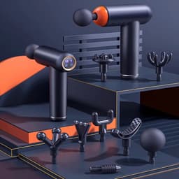 Novendo Goods - Massage-gun - Met 99 versnellingen - 8 Verschillende opzetstukjes - Voor lichaamsmassage en ontspanning - Spierpijnverlichting — thumbnail 4