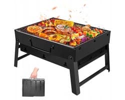 Draagbare Koolgrill in Kofferformaat - Compact en Opvouwbaar