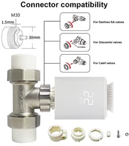 Programmeerbare Slimme Radiatorthermostaat voor Slimme Huizen — thumbnail 3