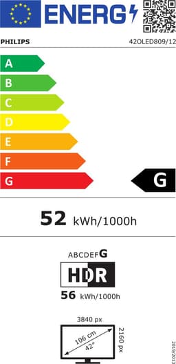 Philips 42OLED809/12 - 42 inch - 4K OLED - 2024 - Smart TV — thumbnail 2