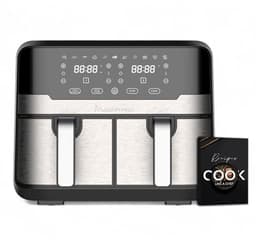 900W Hot Air Fryer 9L met LED Touch Screen en 11 functies | Dubbele friteuse — thumbnail 1
