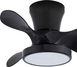 CristalRecord - Plafondventilator Moll Mini Ø 56 cm zwart — thumbnail 3