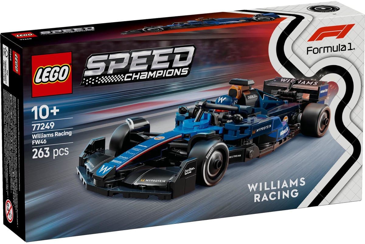 LEGO Speed Champions - Williams Racing FW46 F1 racewagen Constructiespeelgoed — afbeelding 1