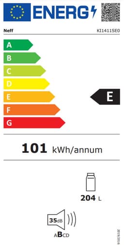 NEFF KI1411SE0 Inbouw Koelkast 122 cm Sleepdeur 204 Liter Energieklasse E — thumbnail 4