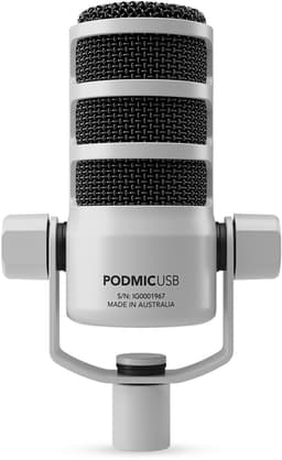 RØDE PodMic USB – Wit – Dynamische Podcastmicrofoon — thumbnail 1