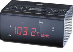 Thomson CR50 - Wekkerradio - FM radio - Zwart — thumbnail 1