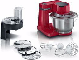 Bosch MUM Serie 2 - MUMS2ER01 - Keukenmachine - 700W - 3,8L - 3 Snijschijven - Rood — thumbnail 1