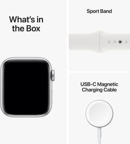 Apple Watch SE 2022 - Smartwatch - 40mm dames en heren- Zilver Aluminium — thumbnail 3