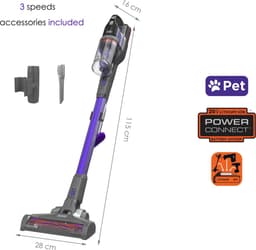 BLACK+DECKER 18V 2.0Ah (36Wh) 4IN1 PET Steelstofzuiger (Kruimeldief, steelstofzuiger, extensiebuis, trappen) - BHFEV182CP-QW — thumbnail 2