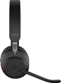 Jabra Evolve2 65 MS Stereo - Bluetooth Headset - on-ear - wireless - USB-C - noise isolating - black — thumbnail 3
