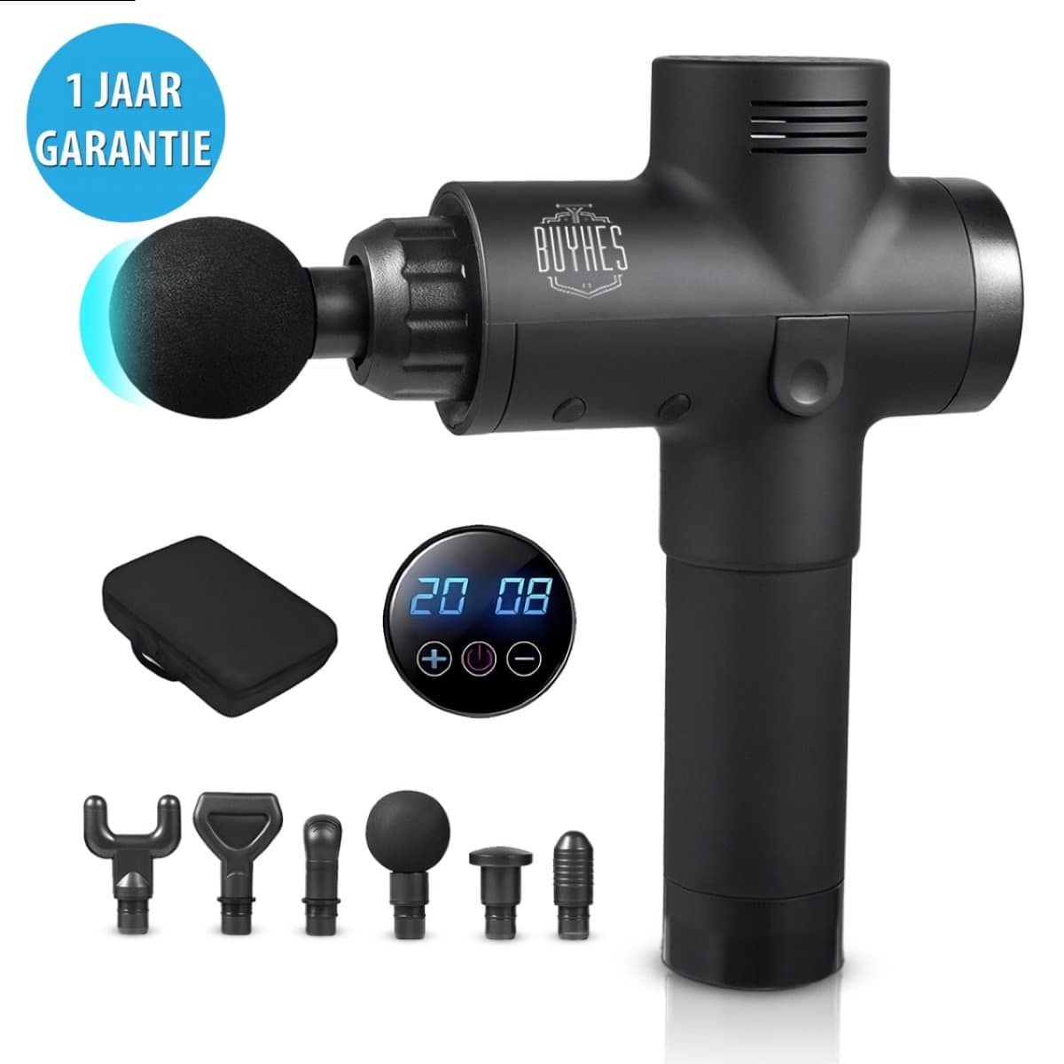 BuyHes massage gun - Massage apparaat - Pijnbestrijding — afbeelding 1