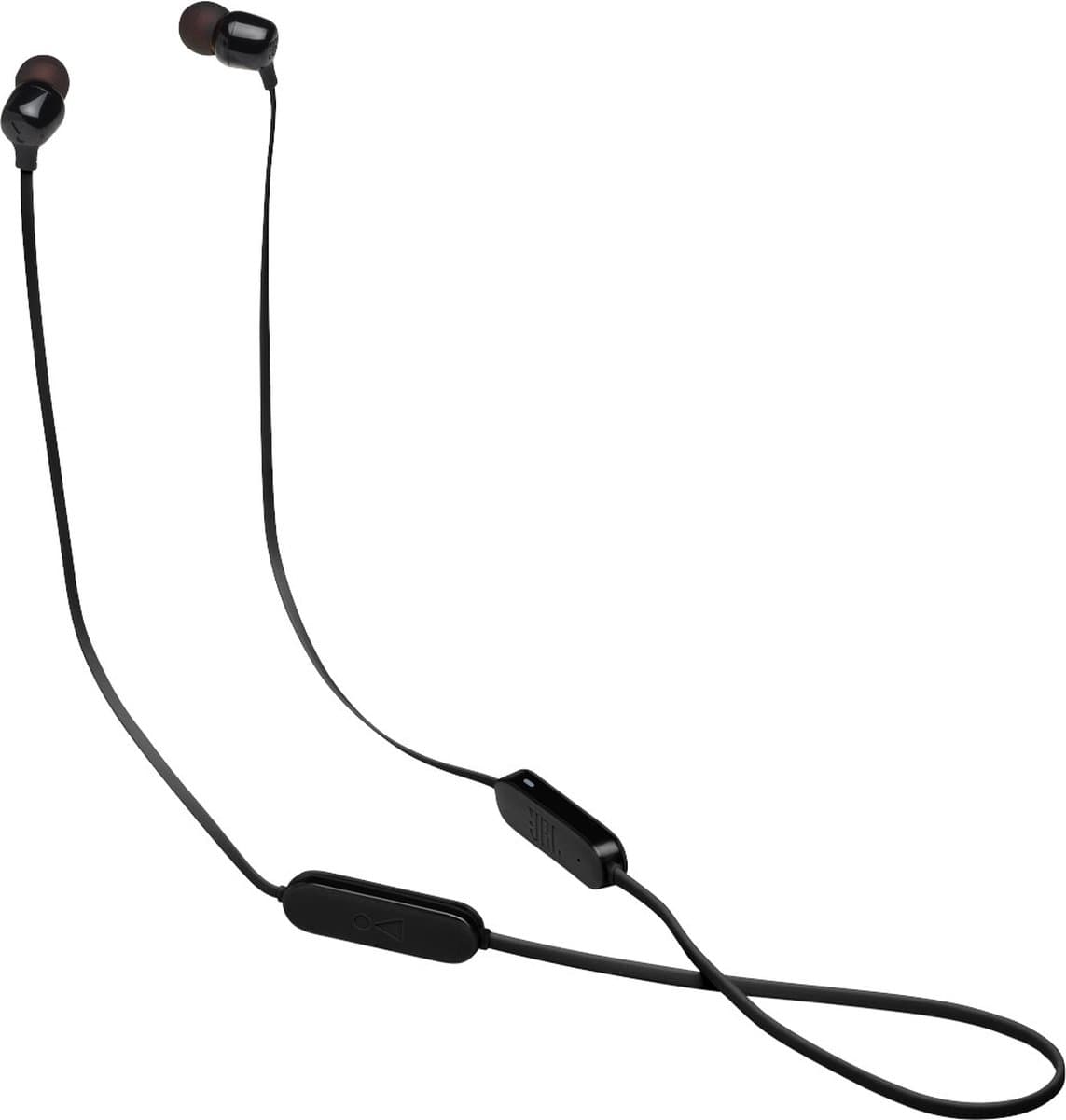 JBL Tune 125BT - Bluetooth Oordopjes Draadloos - In-ear Oortjes met Kabel - 16 uur speeltijd - Magnetisch Design - JBL Pure Bass - Zwart — afbeelding 1