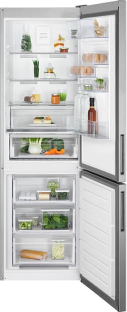 Electrolux LNC7ME32X2 koel-vriescombinatie Vrijstaand 208 l Grijs — thumbnail 1